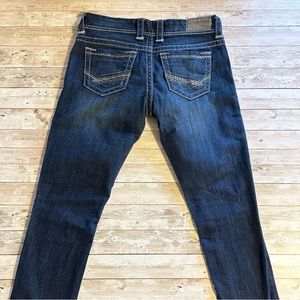 BKE Dark Wash Stella Stretch Skinny Jeans Size 27 Long | Style# BMM1215L